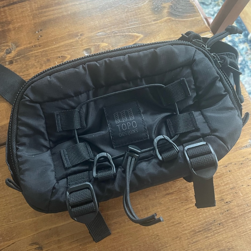Topo Designs Black Hip Pack